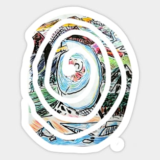 Spiral Vision Sticker